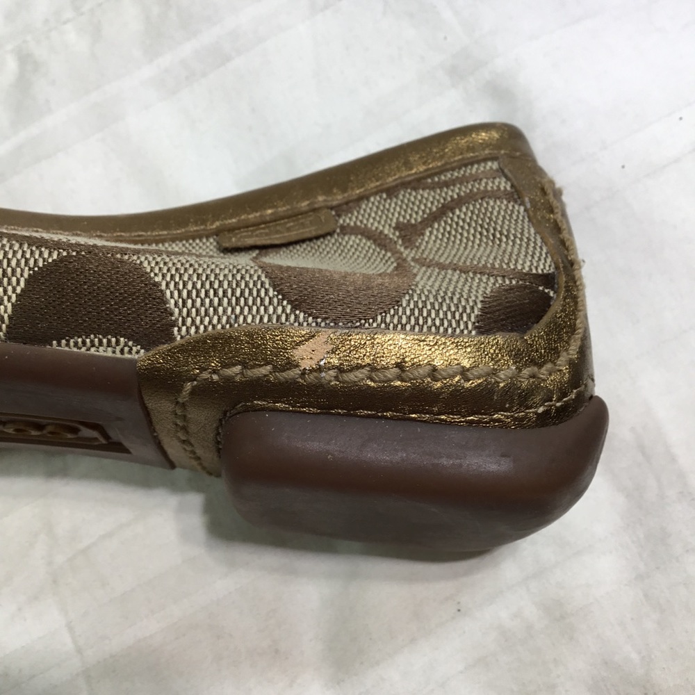 Coach fabric loafers, size 6.5 M, never worn - Picture 6 of 6
